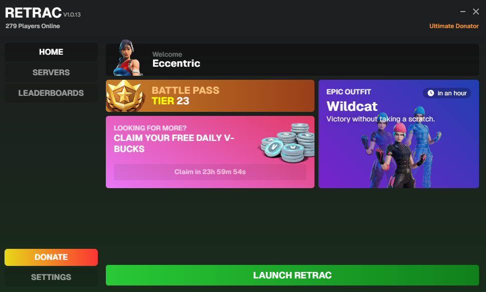 Project Retrac Interface