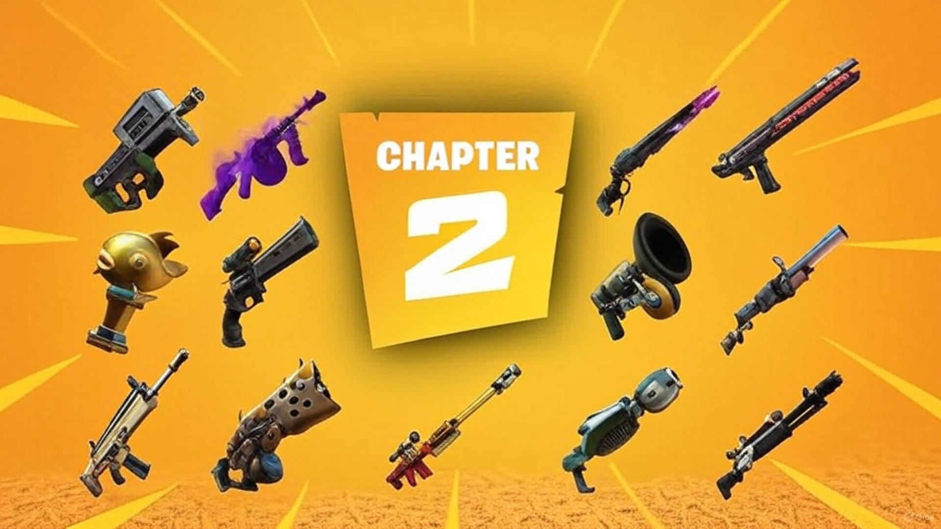 Classic Fortnite Weapons